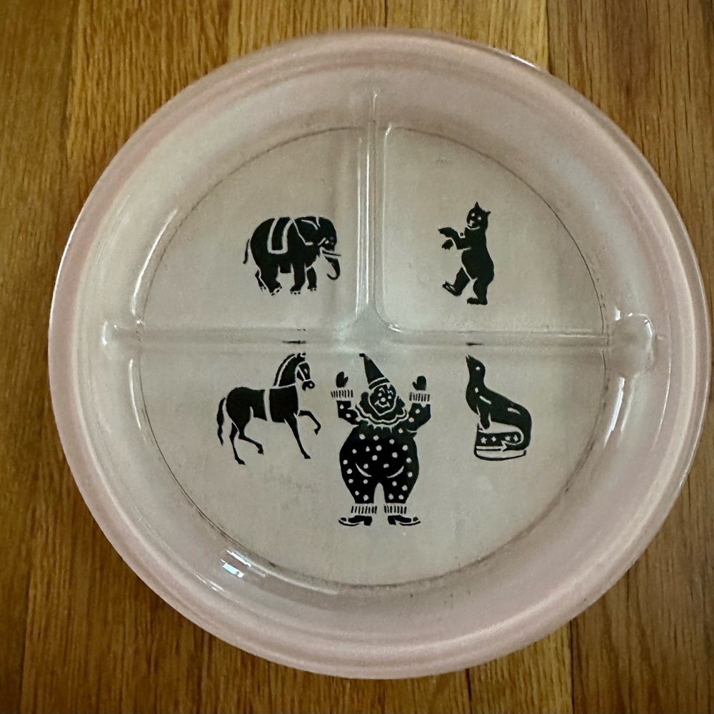 CIRCUS THEME - DIVIDED GLASS TRAY